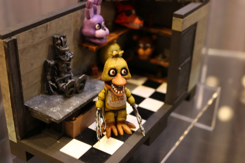 Illustration for article titled Five Nights At Freddy's Build-A-Horrible-Animatronic-Bear Sets Even Creepier In Person
